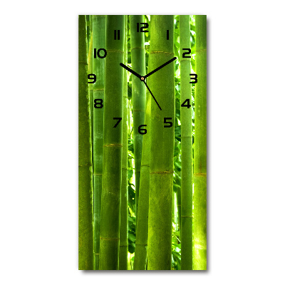 Moderné hodiny nástenné Bambus