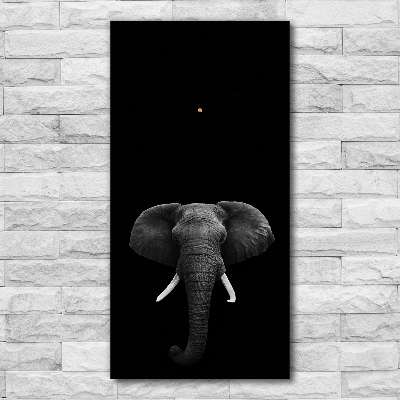 Nástenné hodiny tiché Africký slona
