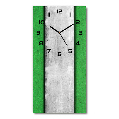 Moderné hodiny nástenné Zelená múr