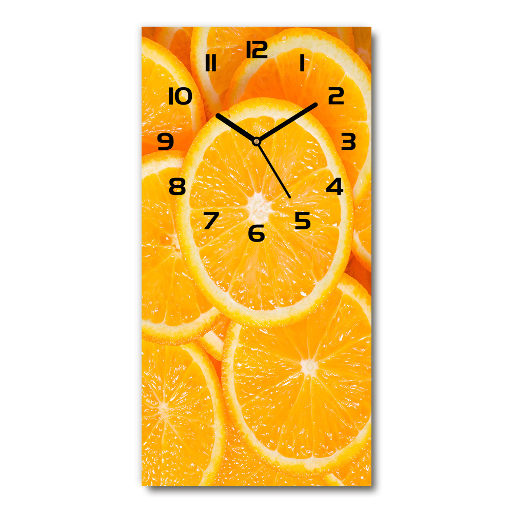 Nástenné hodiny Plátky pomarančov