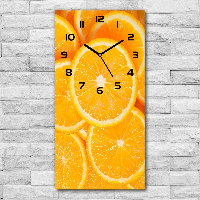 Nástenné hodiny Plátky pomarančov