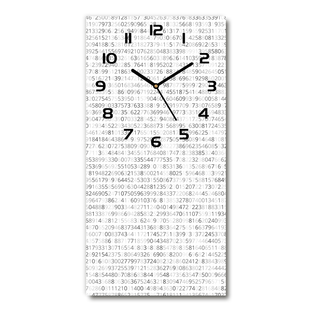 Moderné hodiny nástenné Binárne kod