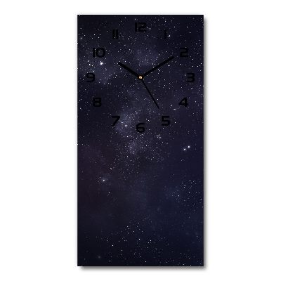 Nástenné sklenené hodiny Hviezdokopy
