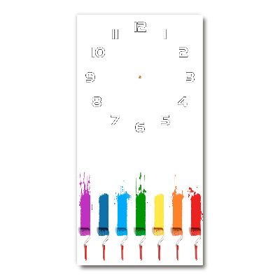 Nástenné hodiny tiché Maliarske valčeky