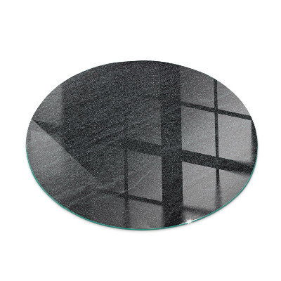 Okrúhle sklo pod kachle Vzor z prírodného kameňa