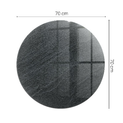 Okrúhle sklo pod kachle Vzor z prírodného kameňa