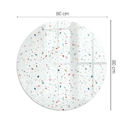 Okrúhle sklo pod kachle Tvary v miniatúre