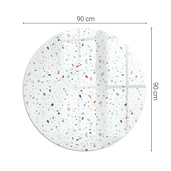 Okrúhle sklo pod kachle Tvary v miniatúre