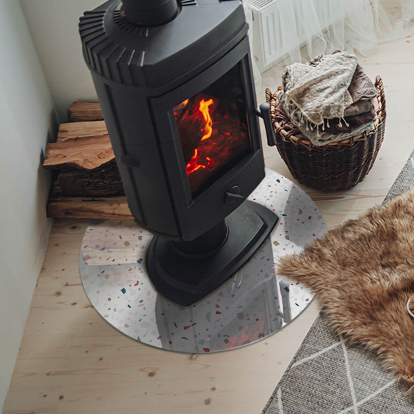 Okrúhle sklo pod kachle Tvary v miniatúre