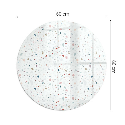 Okrúhle sklo pod kachle Tvary v miniatúre