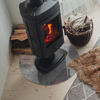 Okrúhle sklo pod kachle Abstraktný vzor pozadia