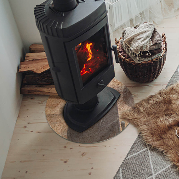 Okrúhle sklo pod kachle Povaha kamennej štruktúry