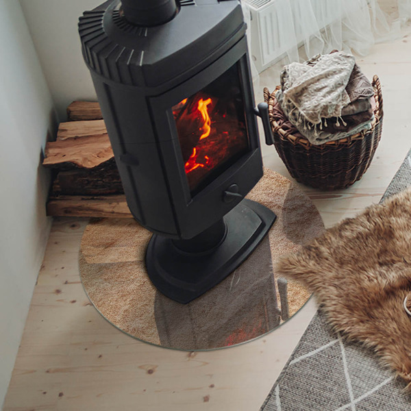 Okrúhle sklo pod kachle Povaha kamennej štruktúry