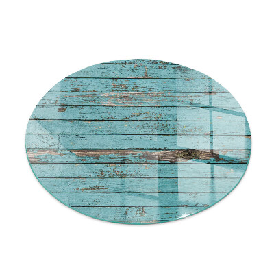 Okrúhle sklo pod kachle Rustikálne dosky v prírodnom štýle