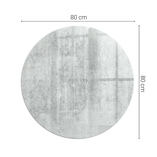 Okrúhla podložka pod krbové kachle Konštrukcia zo surového betónu