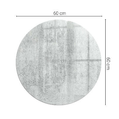Okrúhla podložka pod krbové kachle Konštrukcia zo surového betónu