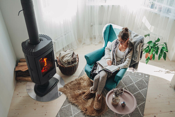 Okrúhla sklenená podložka pod krb Geometrická abstrakcia v tvaroch