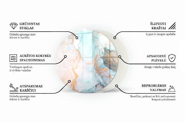 Okrúhle sklo pod kachle Drevená štruktúra v prírodnom štýle