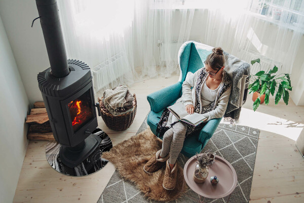 Okrúhla podložka pod krbové kachle Abstraktné vlnité a lineárne vzory