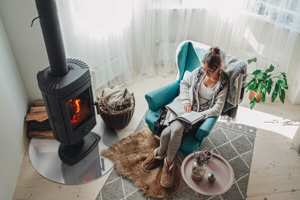 Okrúhla sklenená podložka pod krb Farba sivá