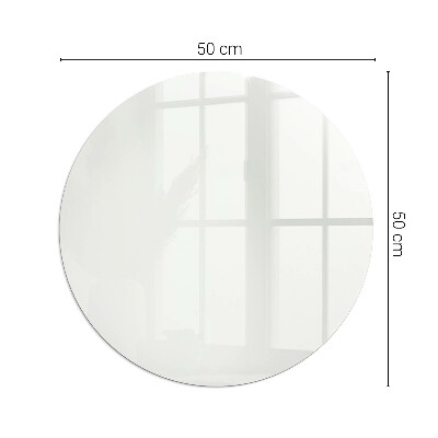 Okrúhle sklo pod kachle Slonovinová farba