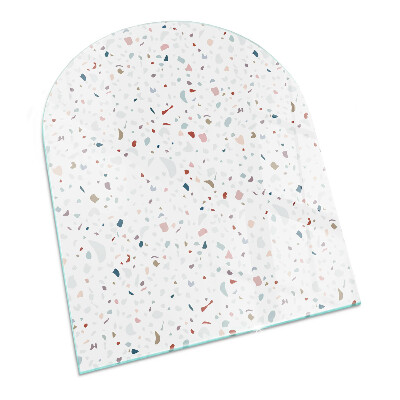 Polovičné oválne sklo pod kachle Tvary v miniatúre