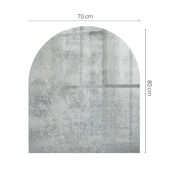 Polovičné oválne sklo pod kachle Abstraktný vzor pozadia