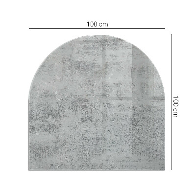 Polovičné oválne sklo pod kachle Abstraktný vzor pozadia