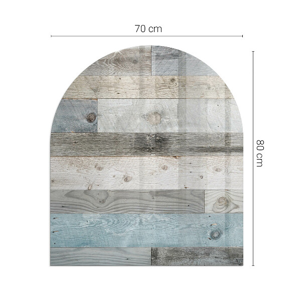 Oválna podložka pod krbové kachle Farby dosiek v rôznych odtieňoch