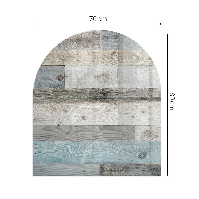 Oválna podložka pod krbové kachle Farby dosiek v rôznych odtieňoch