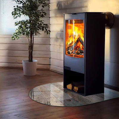 Oválna podložka pod krbové kachle Farby dosiek v rôznych odtieňoch