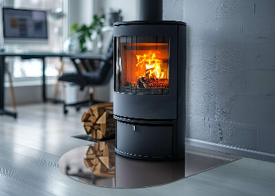 Oválna podložka pod krbové kachle Farba béžová