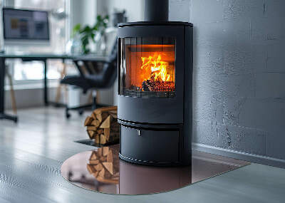 Oválna podložka pod krbové kachle Farba ružová