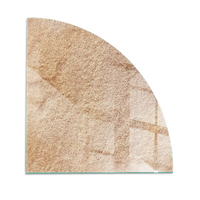 Sklo do rohu pod kachle Povaha kamennej štruktúry