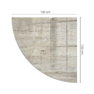 Rohová podložka pod krbové kachle Prirodzený vzor svetlého dreva