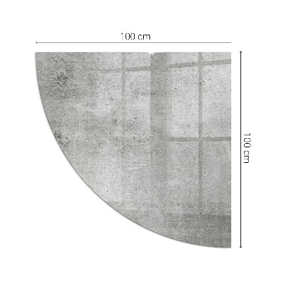 Sklo do rohu pod kachle Vzor surového betónu
