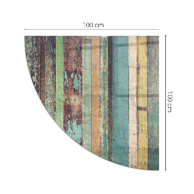 Rohová sklenená podložka pod krb Farby dosiek v rôznych tónoch