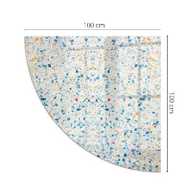 Sklo do rohu pod kachle Abstraktný textúrový motív