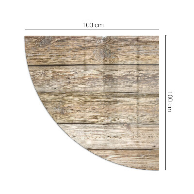 Sklo do rohu pod kachle Drevená štruktúra v prírodnom štýle