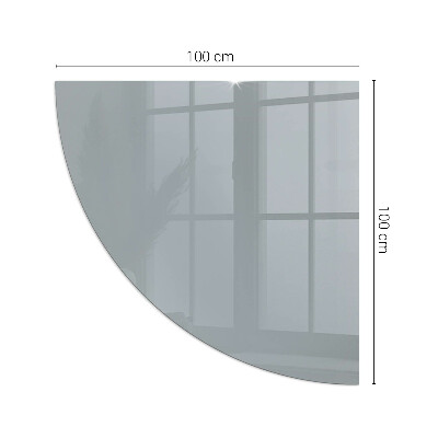 Sklo do rohu pod kachle Farba sivá