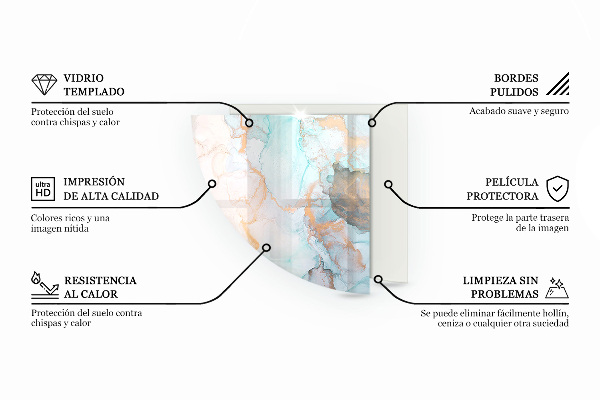 Sklo do rohu pod kachle Farba béžová