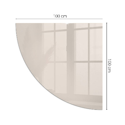 Rohová podložka pod krbové kachle Farba Bledoružová