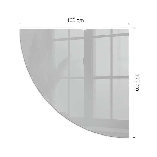 Sklo do rohu pod kachle Farba Svetlosivá