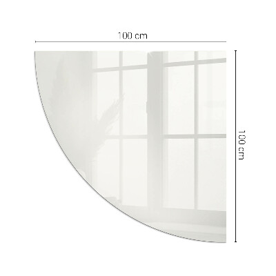 Sklo do rohu pod kachle Slonovinová farba