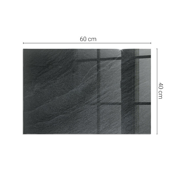Obdĺžnikové sklo pod kachle Vzor z prírodného kameňa