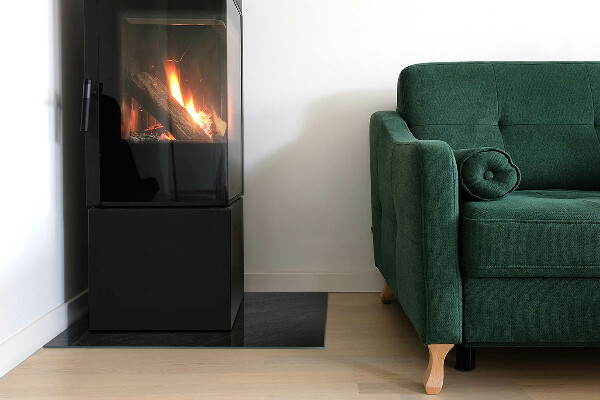 Obdĺžnikové sklo pod kachle Vzor z prírodného kameňa