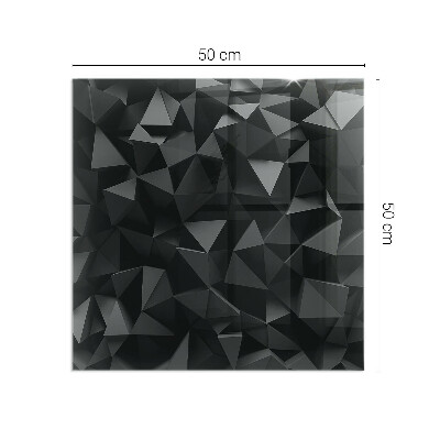 Obdĺžniková podložka pred krb Geometria v troch rozmeroch