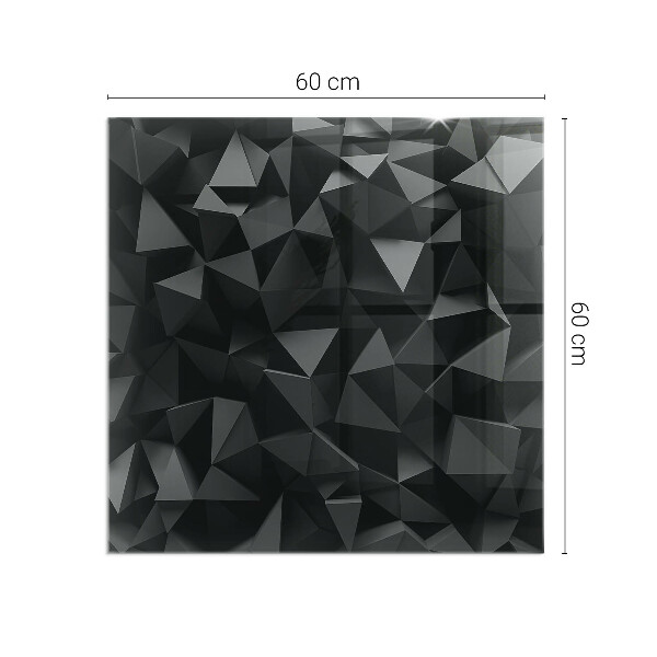 Obdĺžniková podložka pred krb Geometria v troch rozmeroch