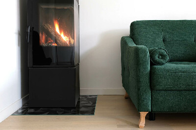 Obdĺžniková podložka pred krb Geometria v troch rozmeroch