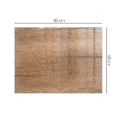 Obdĺžnikové sklo pod kachle Vzor inšpirovaný drevom